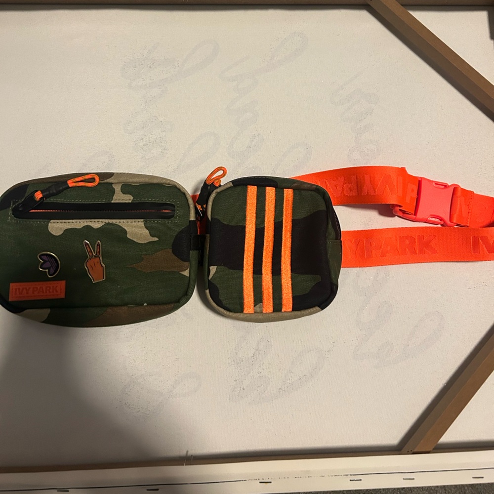 IVY PARK Green and Orange Belt Bag